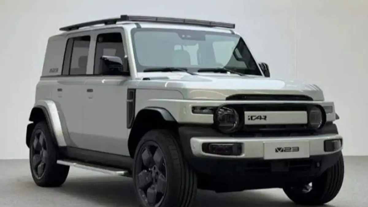 ICAR V23 hadir sebagai SUV listrik retro modern dengan desain unik, fitur offroad, dan konsep modular yang siap dimodifikasi. (Pinterest) 