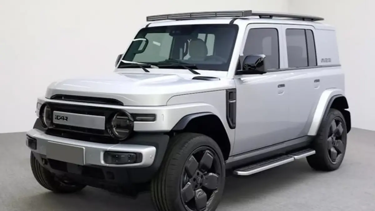 ICAR V23 resmi hadir di IMS 2026 membawa desain retro modern, fitur offroad, dan teknologi mobil listrik terbaru. (Pinterest) 