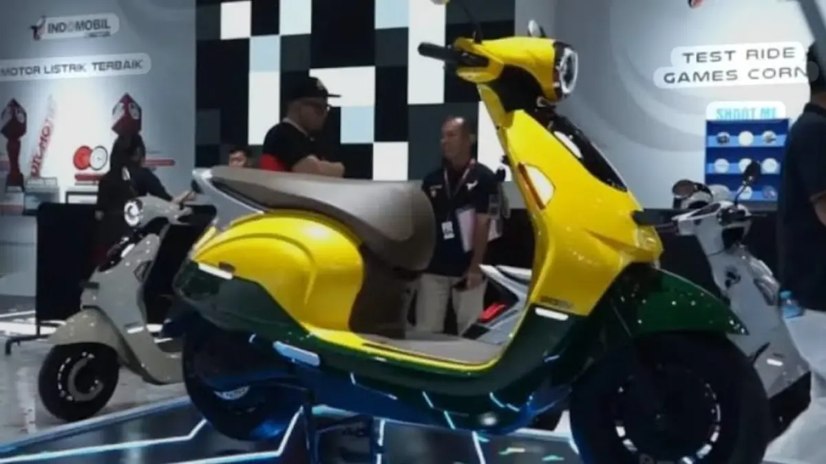 Indomobil eMotor Cutie meluncur di IIMS 2026 dengan harga Rp15 jutaan dan jarak tempuh hingga 135 km.