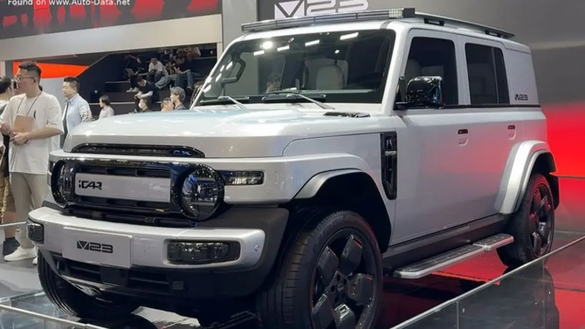 Review iCAR V23 2026 ungkap SUV listrik bergaya offroad ini punya desain unik dan fitur modular yang bikin penasaran. (Pinterest) 