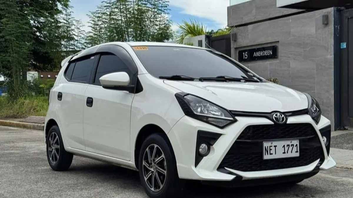 Toyota Calya tipe G 2026 hadir dengan auto retract, full LED, dan kamera mundur di harga Rp 180 jutaan. (Pinterest) 