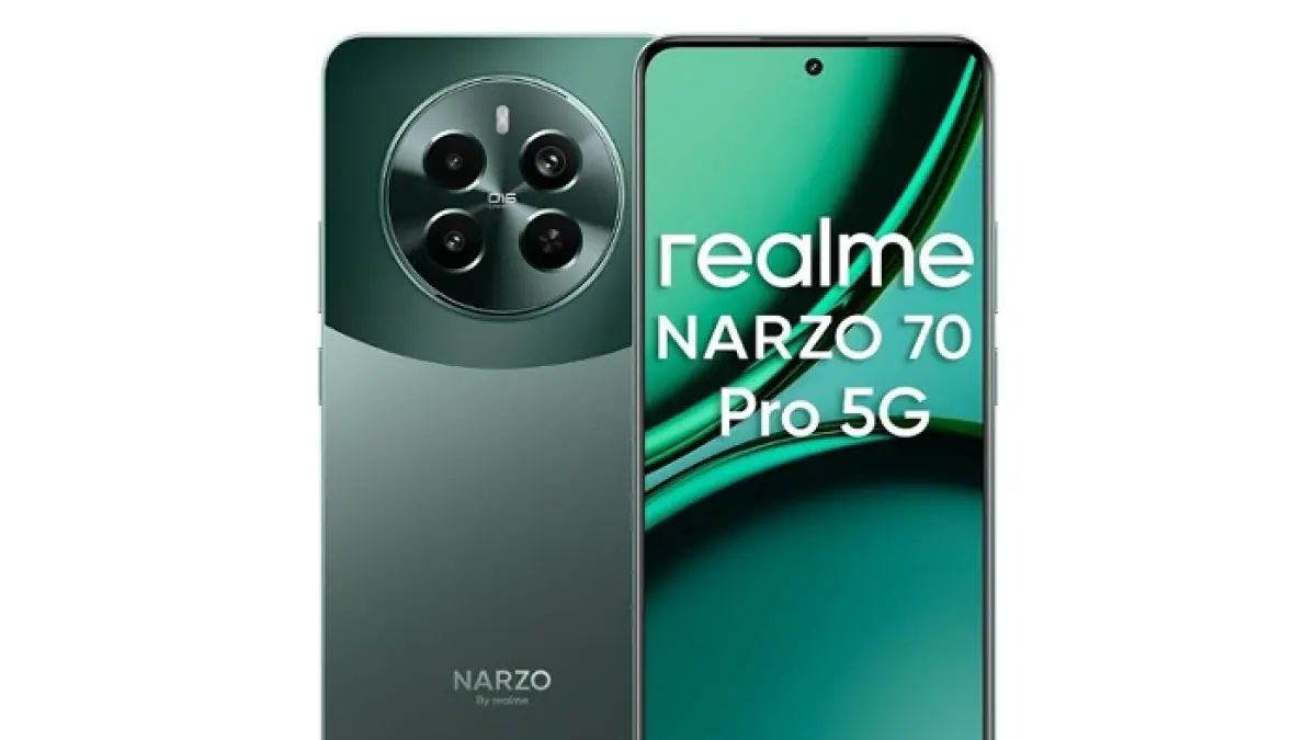 Realme Narzo 70 5G hadir dengan AMOLED 120Hz, Dimensity 750, dan harga Rp14 jutaan yang bikin pasar HP 5G makin panas(Gemini AI)