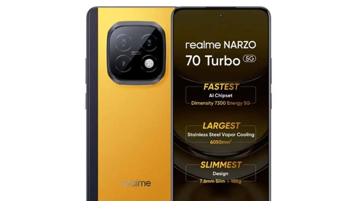 Realme Narzo 70 Pro hadir dengan kamera 108MP OIS, night mode tajam, layar AMOLED 120Hz, dan fitur air gesture unik(Gemini AI)
