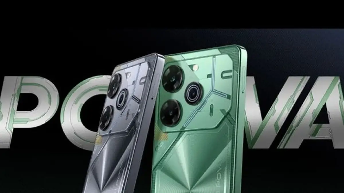 Tekno Pova 6 hadir dengan AMOLED 120Hz, baterai 6000 mAh, dan 90 FPS gaming di harga 2 jutaan.(Gemini AI)