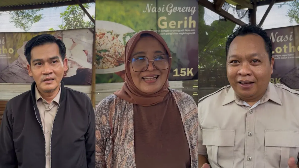 Dari kiri, pengamat politik dan pemerintahan Andreas Andrie Djatmiko, Ketua DPC PDI Perjuangan Tulungagung Erma Susanti, dan Sekretaris DPC Gerindra Tulungagung Sumarsono Effendi.(DR PRAMUDYA/RADAR TULUNGAGUNG)