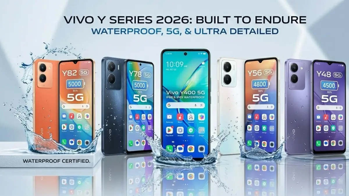 HP Vivo Y Series terbaru 2026 hadir dengan baterai jumbo, 5G, dan bodi tahan banting. Simak 5 rekomendasi terbaiknya di sini.
