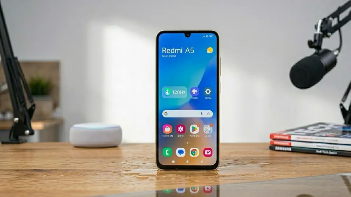 Redmi A5 hadir sebagai HP Xiaomi 1 jutaan dengan desain premium, layar 120Hz, dan baterai 5200 mAh. Layak dibeli?
