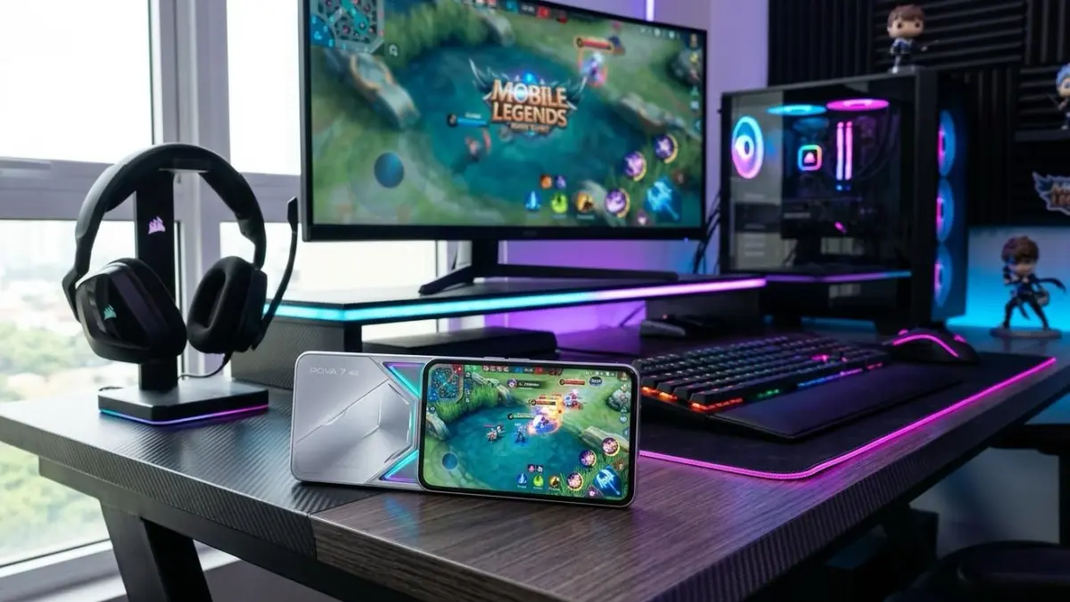 Tecno Pova 7 4G hadir dengan baterai 7000 mAh, performa gaming stabil, dan fitur lengkap. Simak review lengkap setelah 2 bulan pemakaian.