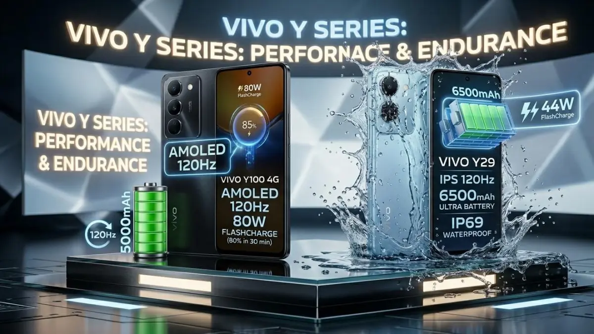 Vivo Y100 4G dan Vivo Y29 sama-sama dijual Rp2 jutaan. Simak perbedaan spesifikasi, baterai, dan fitur unggulannya di sini.
