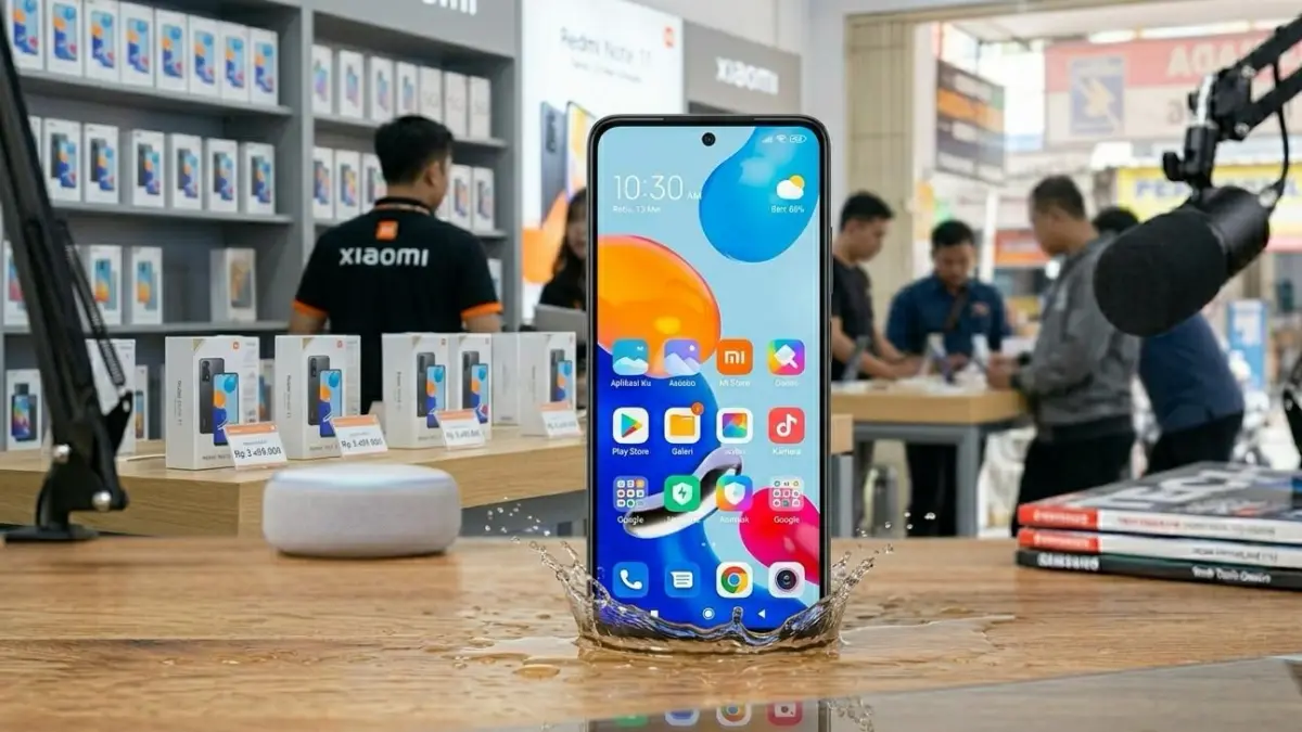 Xiaomi Redmi Note 11 masih jadi rekomendasi HP sejutaan 2025 dengan RAM besar, memori 128GB, layar AMOLED, dan harga murah.