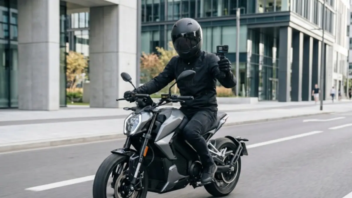 Motor listrik Alpha One kini bisa tembus 140 km/jam usai upgrade 72 volt dan controller baru. (Ilustrasi Gemini AI)