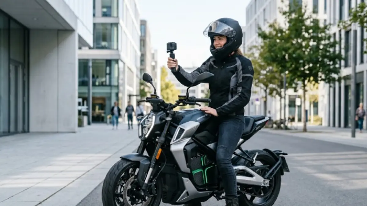 Motor listrik Alpha One viral setelah upgrade Rp19 juta bikin performa naik drastis hingga 140 km/jam. (Ilustrasi Gemini AI)