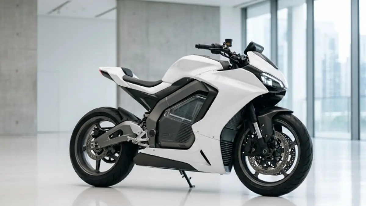 Polytron Fox 350 diuji bawa beban 75 kg dan tetap ngebut. Simak review lengkap motor listrik Rp15 jutaan ini. (Ilustrasi Gemini AI)