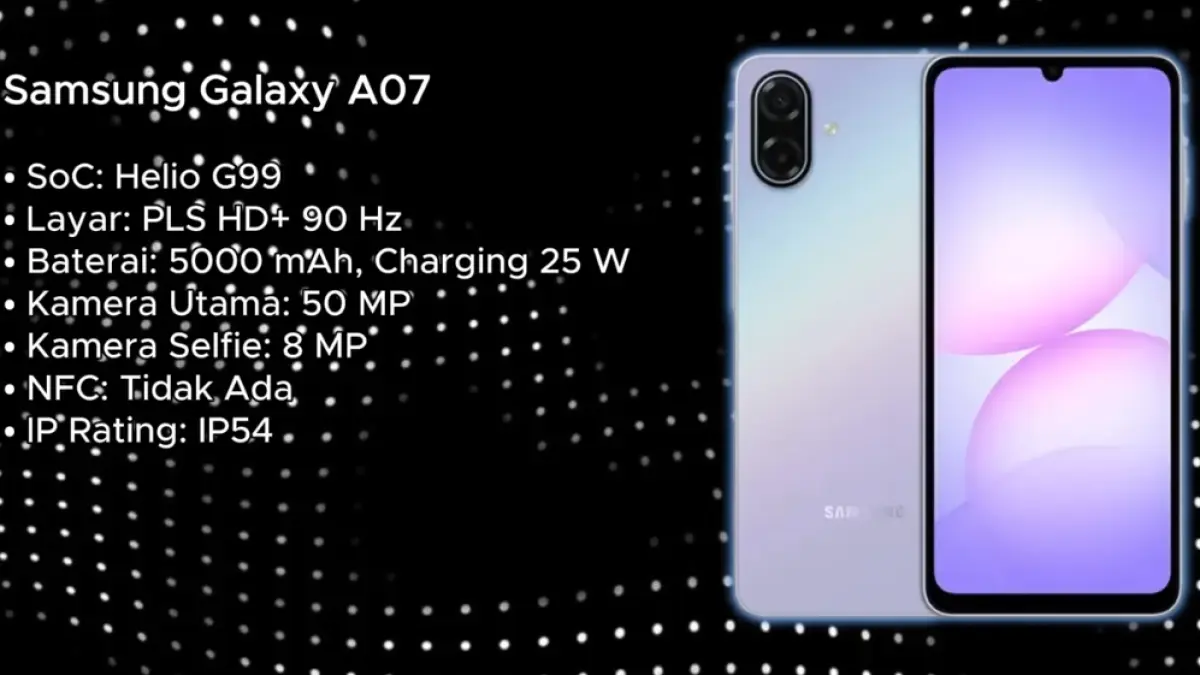 Rekomendasi HP Rp 1 jutaan jelang Lebaran 2026, dari Vivo Y19s GT 5G hingga Samsung Galaxy A07 dan Tecno Spark 30 Pro.
(screenshot youtube)