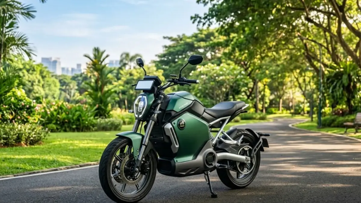 Review jujur Indomobil E-Motor Tirano usai 5.000 km, ternyata lebih cocok buat harian daripada touring. (Ilustrasi Gemini AI)