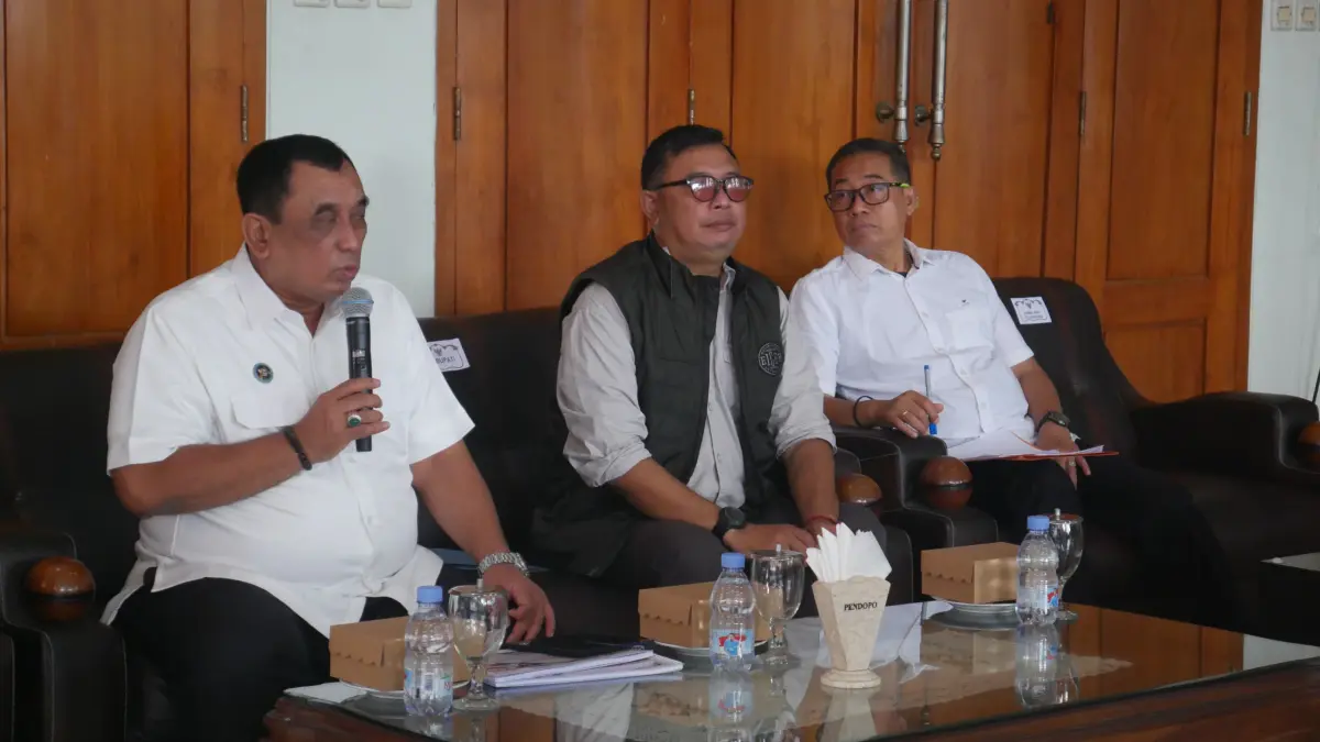 Silaturahmi dan koordinasi mitra SPPG Kabupaten Tulungagung bersama tenaga ahli BGN Pusat, di Rumah Dinas Wakil Bupati Tulungagung, Jumat (15/5/2026).