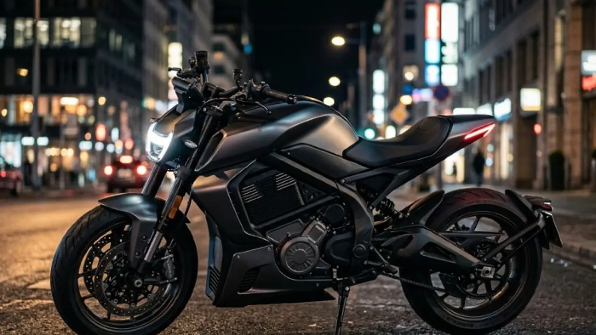 Motor listrik mirip Honda Vario dari Indomobil hadir dengan fitur TCS, touchscreen, dan jarak tempuh 110 km. (Ilustrasi Gemini AI)