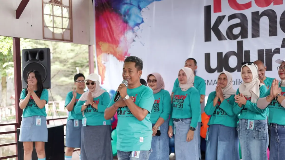Keseruan reuni Alumni SMAK Santo Thomas Aquino Tulungagung angkatan 1993 yang digelar pada Sabtu, 16 Mei 2026.