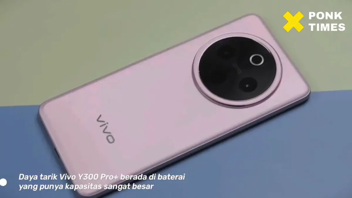 Vivo Y300 Pro Plus hadir dengan baterai 7.300 mAh, Snapdragon 7s Gen 3, dan layar AMOLED 120 Hz super mulus.
(screenshot youtube)