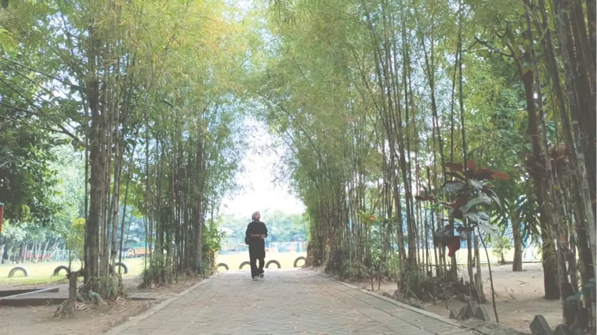 Area bermain anak dan jogging track di huko Tulungagung akan diperbaiki bertahap.