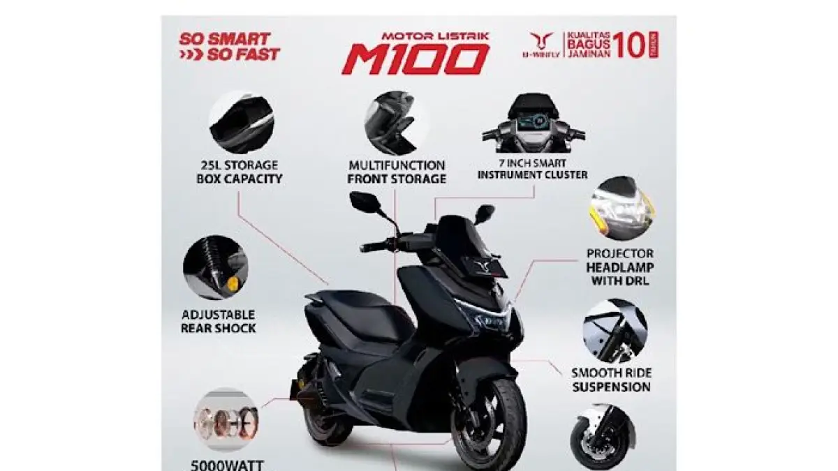 Motor AI Omo X siap masuk Indonesia dengan teknologi self balancing, jalan sendiri, kecepatan 110 km/jam dan garansi 7 tahun.(pinterest)