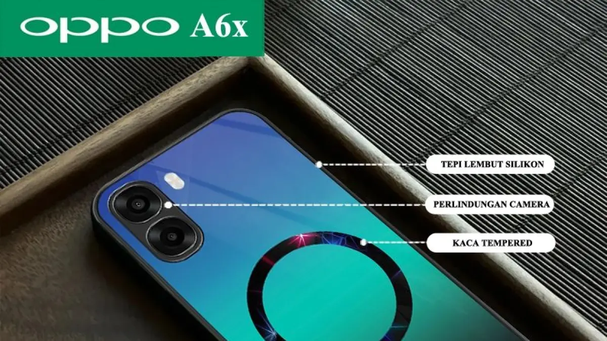 Review OPPO A6X harga 1 jutaan Mei 2026! Simak spesifikasi baterai 6.500 mAh, layar 120Hz, dan memori UFS 2.2. HP murah OPPO paling worth it, cek di sini!(Pinterest)