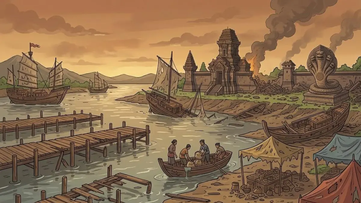 Why Did the Majapahit Empire Collapse So Quickly? Historians Reveal the Real Causes Behind Its Fall (Gemini AI)