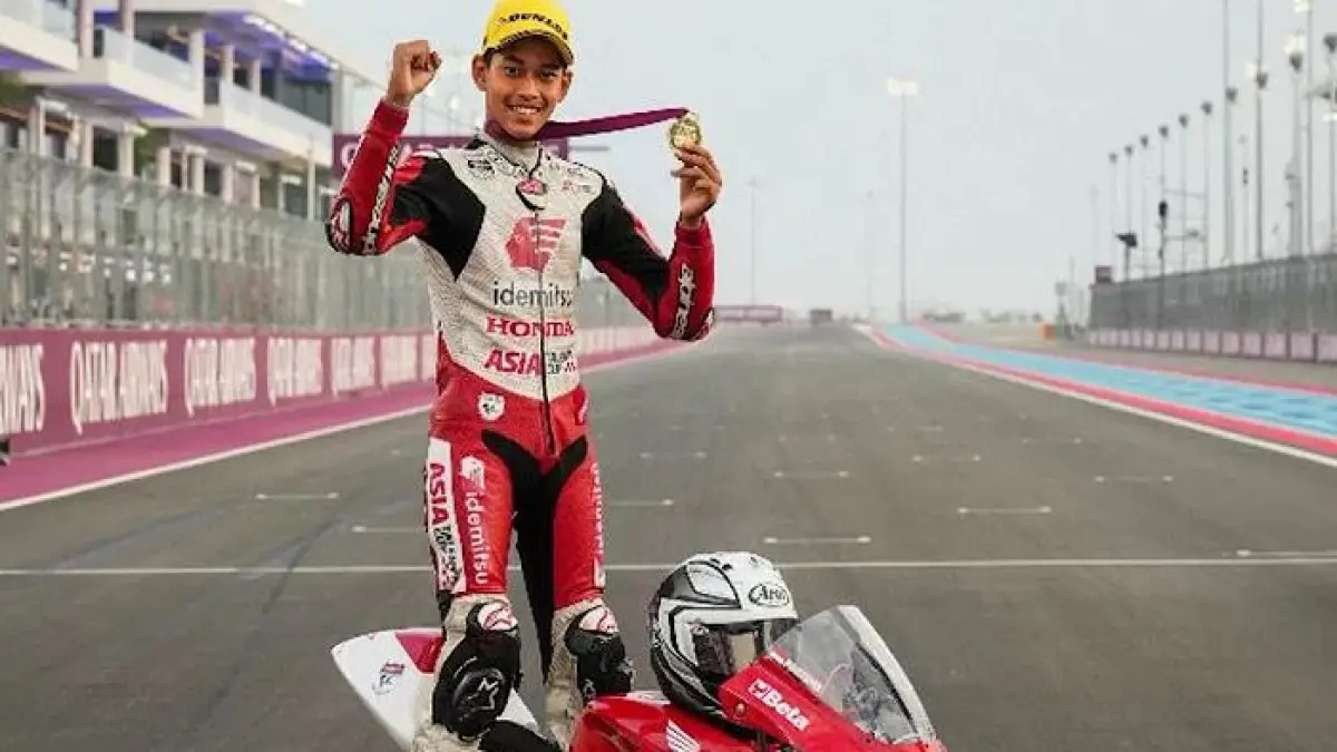 Feda Ega Pratama Moto3 2026 jadi sorotan jelang Mugello setelah HRC siapkan upgrade besar dan Rossi beri pujian.()pinterest