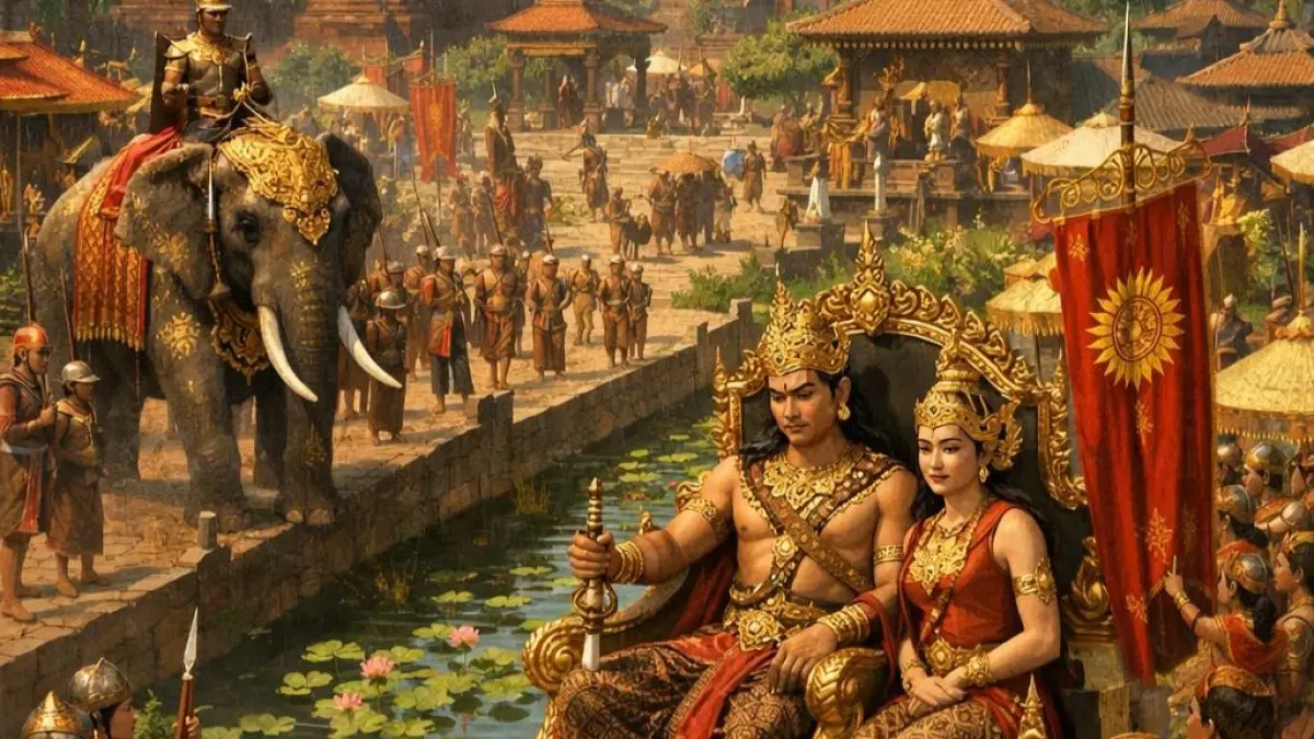Misteri Roro Kembang Sore dalam Babad Tulungagung dikaitkan dengan awal perjalanan Perwira Mada menjadi Patih Gajah Mada.