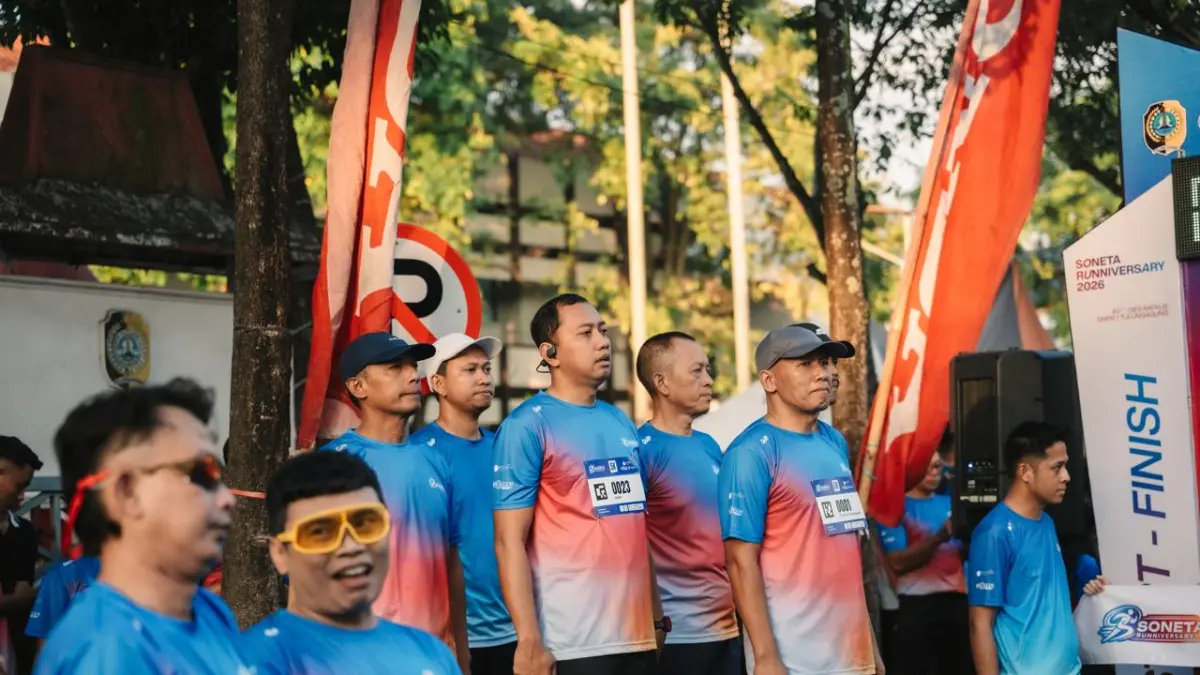Plt Bupati Tulungagung Ahmad Baharudin turut hadir mengikuti Soneta Runniversary.