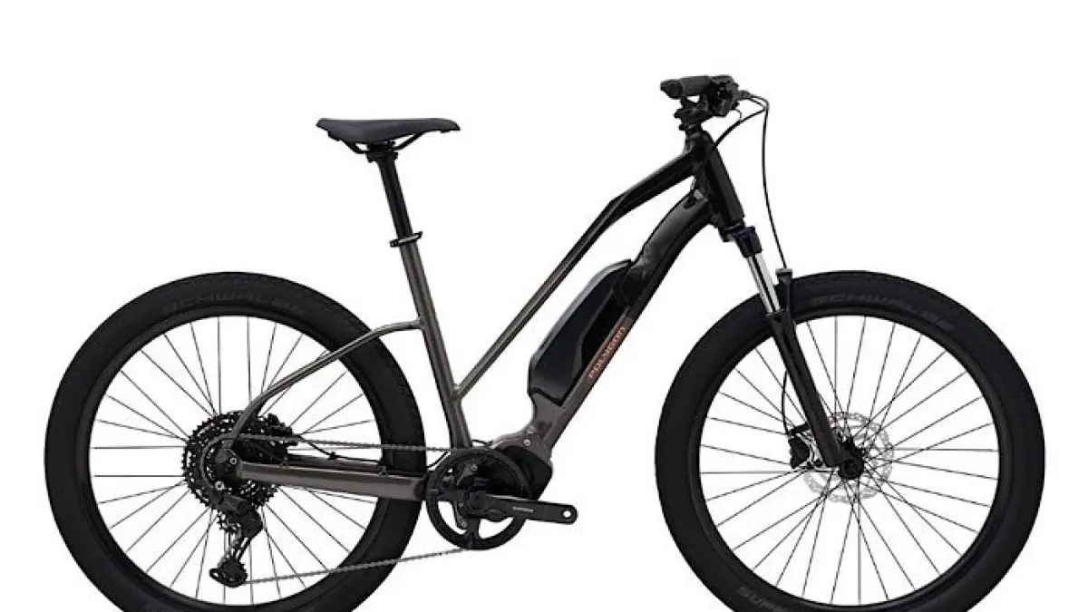 Polygon SISQ H Grey SUV e-bike hadir dengan kecepatan 45 km/jam, automatic shifting, dan suspensi lengkap untuk offroad dan kota.(pinterest)