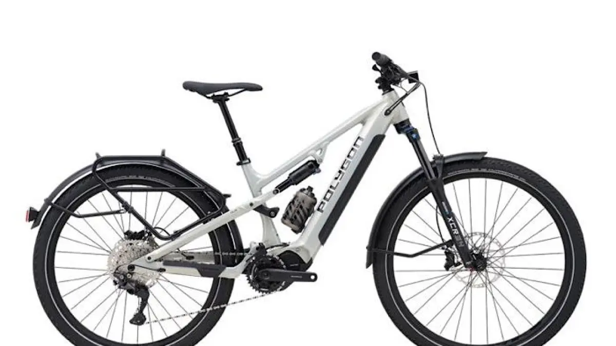 Sepeda Polygon Kalosi e-bike hadir dengan motor Bafang dan baterai 80 km, cocok untuk pemula dan komuter harian.(pinterest)