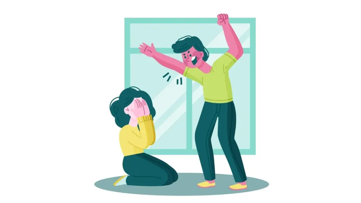 Dugaan kasus kekerasan dalam rumah tangga (KDRT) terjadi di Desa Sumberagung, Kecamatan Rejotangan, Tulungagung.(ILUSTRASI FREEPIK)