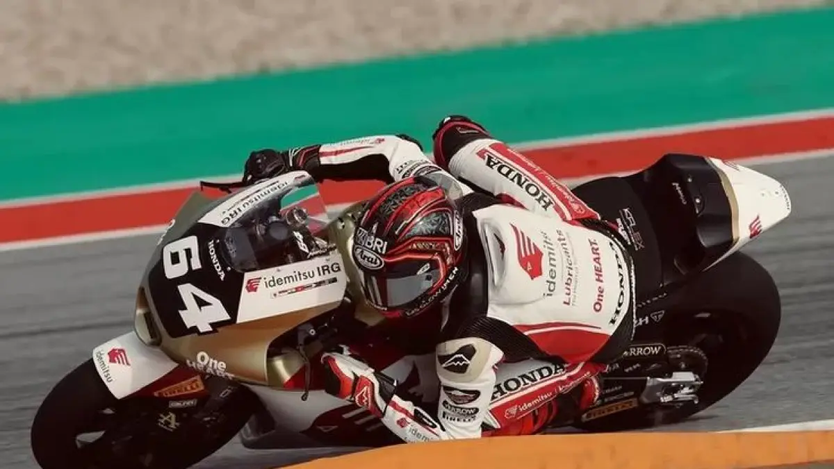 Mario Aji tampil impresif raih posisi kedua di FP2 Moto2 Jerez. Performa apik ini buat rider Spanyol kaget dan misi podium pertama semakin terbuka lebar.(Pinterest)