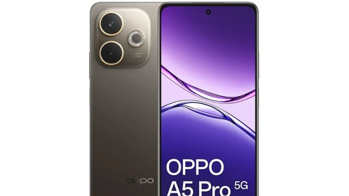 Oppo A5 Pro 5G hadir dengan IP69, baterai 5.800 mAh, Dimensity 6300, harga Rp4 jutaan, tahan air dan benturan ekstrem.(Gemini AI)