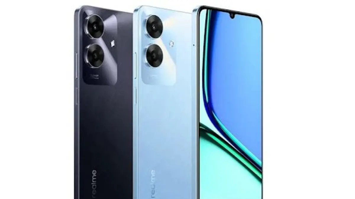 Realme Narzo Power hadir dengan baterai 10.000 mAh, layar 144Hz, Dimensity 7400 Ultra, harga Rp4 jutaan, cocok untuk gaming dan multitasking.(Gemini AI)