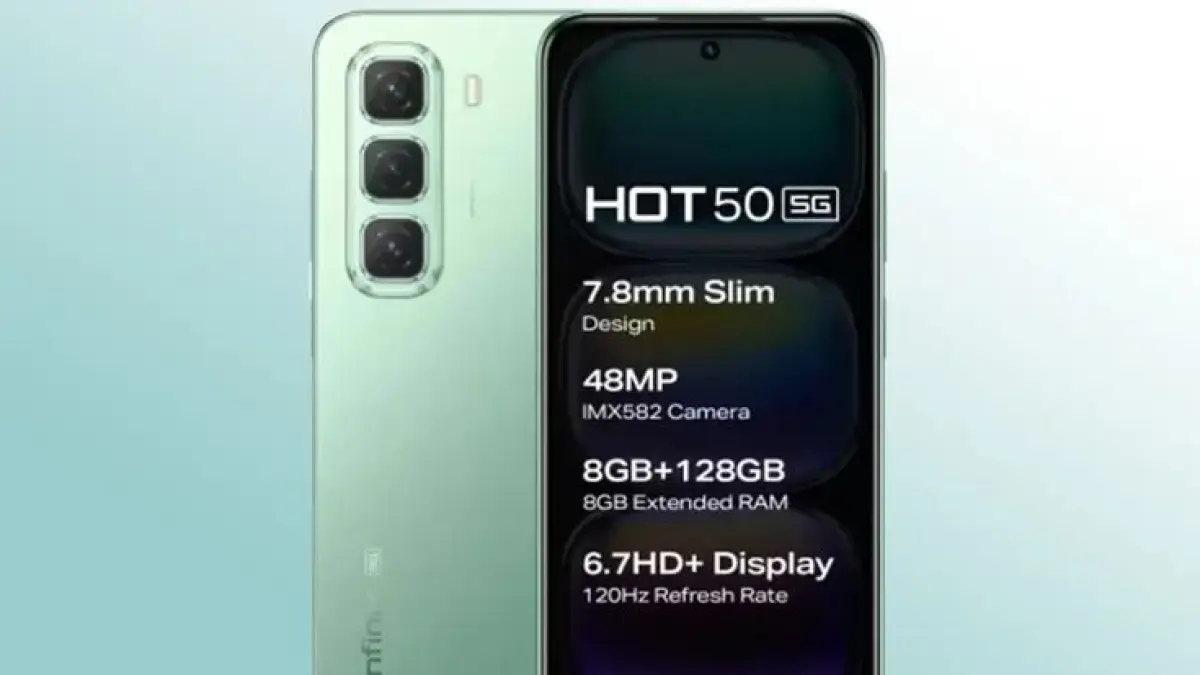 Review Infinix Hot 50 5G: HP 5G Rp2 jutaan dengan kamera Sony IMX 582 yang cakep. Simak kelebihan, kekurangan, dan performa gaming lengkapnya di sini.(Pinterest)