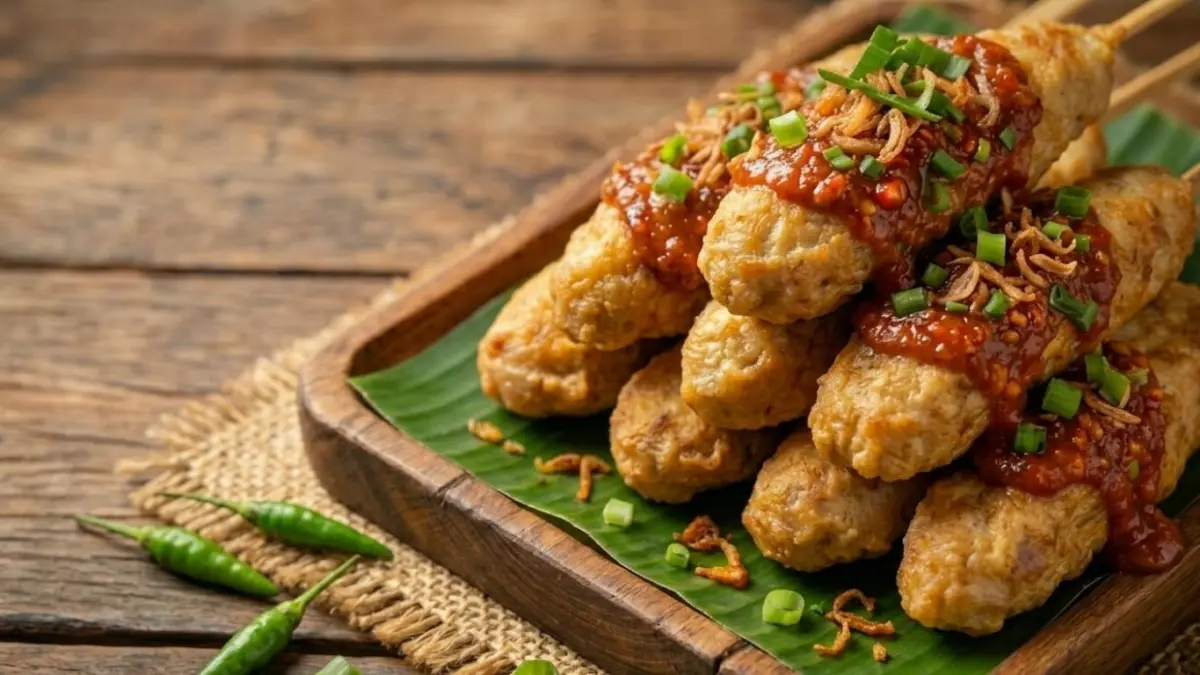Sempol tahu crispy menjadi camilan favorit warga.(ILUSTRASI AI)