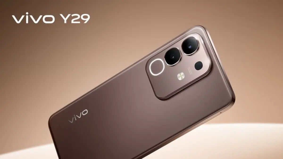 Vivo Y29 5G resmi rilis dengan chipset Dimensity 6300, baterai 5.500 mAh, dan sertifikasi militer. Cek spesifikasi lengkap HP 5G terbaru yang super tangguh ini.(Pinterest)