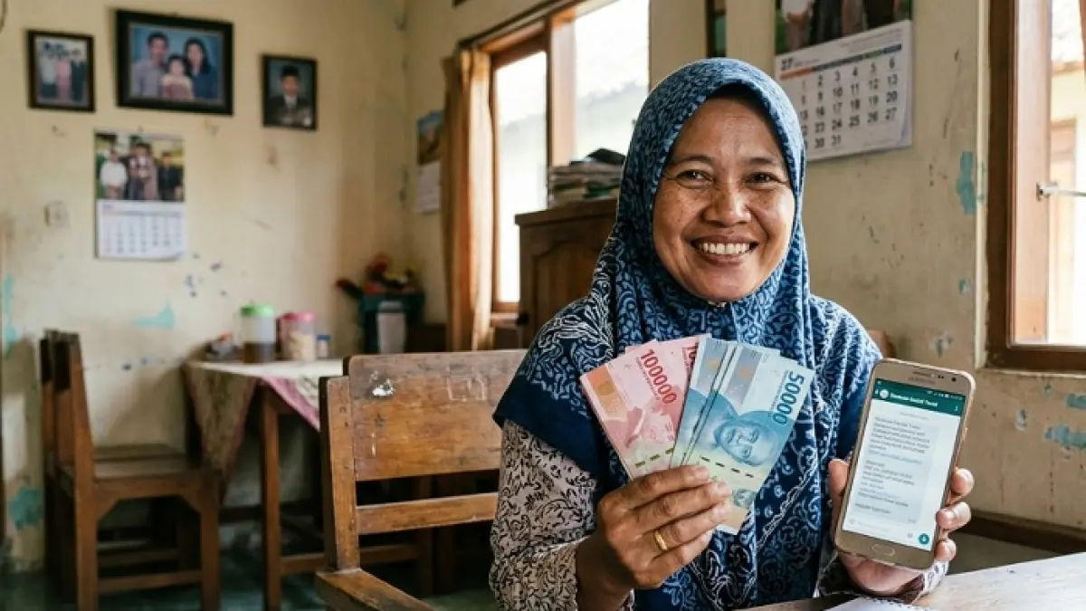 BLT Kesra Rp900 ribu ramai dibahas Mei 2026, simak syarat penerima, cara daftar dan cek status bansos online. (Ilustrasi Gemini AI)