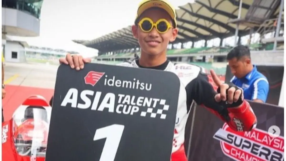 Feda Ega Pratama disorot MotoGP usai drama Moto3 Catalunya 2026 dan penalti Casey O’Gorman picu dugaan permainan kotor.(pinterest)