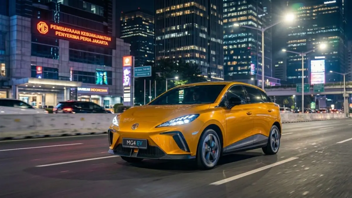 MG4 EV Indonesia hadir dengan desain sporty futuristik, performa dinamis, dan fitur modern untuk pasar mobil listrik nasional.
