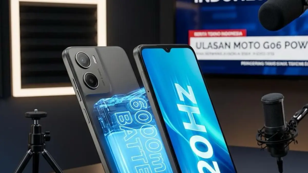Motorola G06 Power Review hadir dengan baterai 6.000 mAh, layar 120Hz, dan desain premium untuk HP murah 2026.
