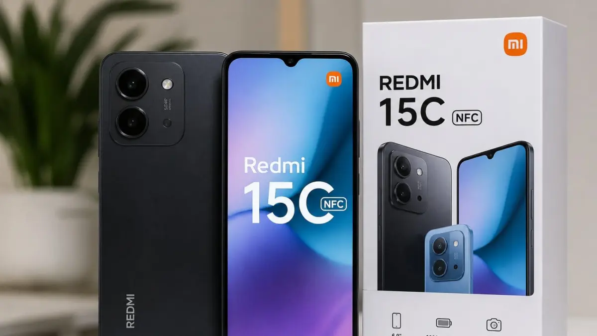 Redmi 15C NFC terbaru hadir dengan desain modern, baterai besar, dan fitur NFC lengkap. Simak bocoran spesifikasi dan harganya.