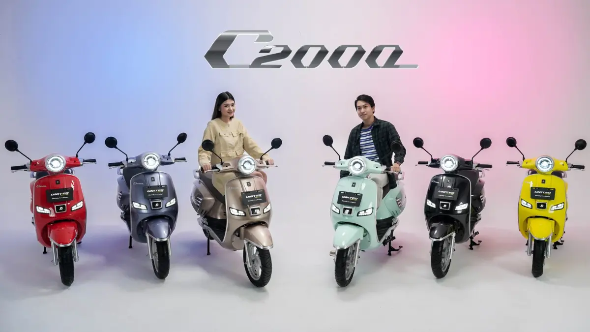 Harga motor listrik Mei 2026 turun drastis. United, Alva, dan Exotic dijual mulai Rp 5 jutaan di Transmart Cibubur (Pinterest).