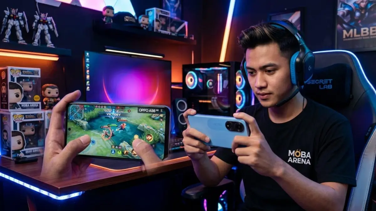 Oppo A98 5G gaming jadi favorit baru berkat Snapdragon 695, layar 120Hz, dan fast charging 67W yang cocok untuk gamer.

