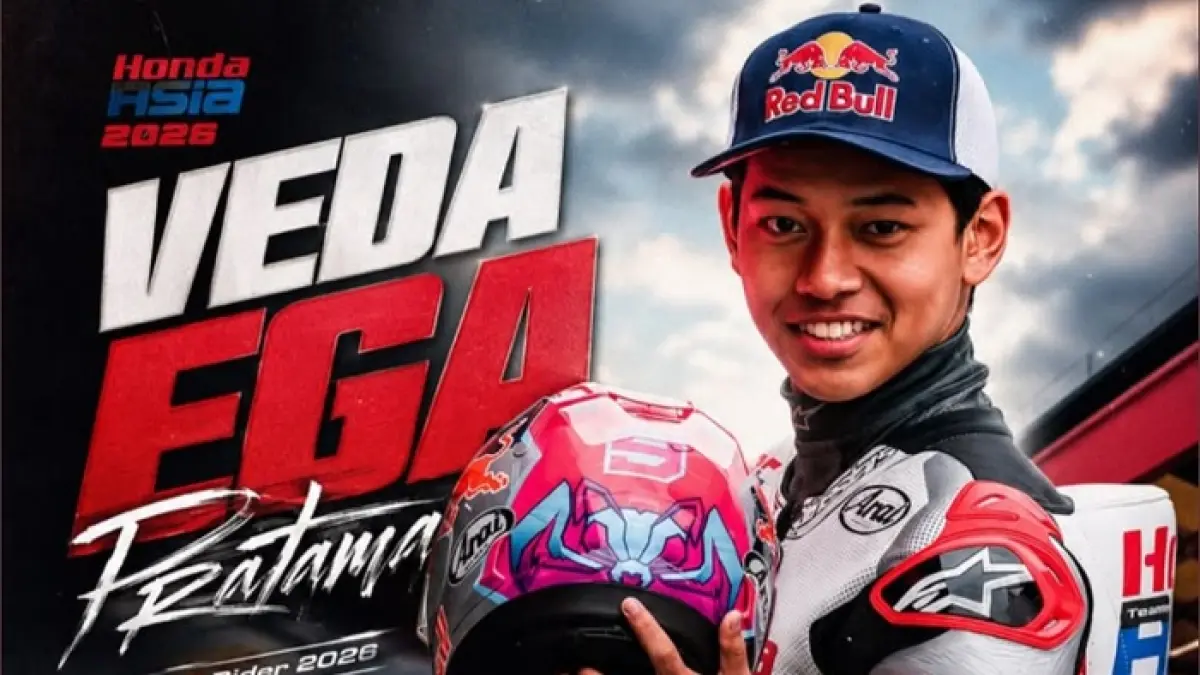 Hasil Moto3 Italia 2026 menempatkan Veda Ega Pratama di posisi 21 latihan bebas, namun masih memimpin klasemen Rookie of The Year.