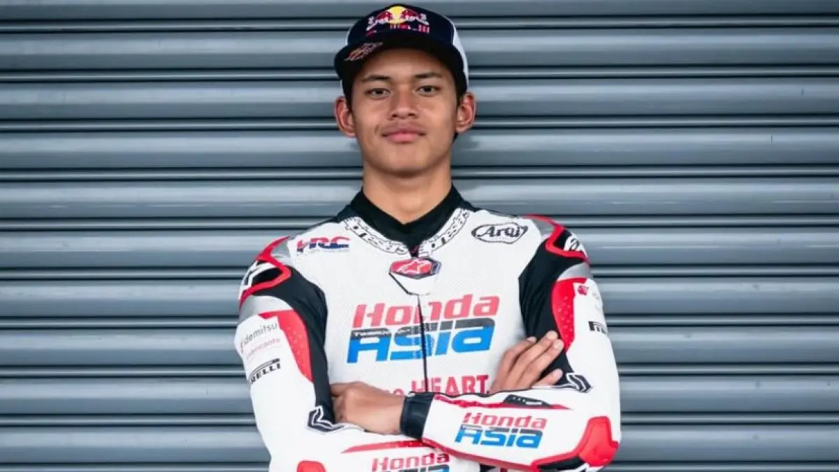 Veda Ega Pratama sukses guncang Sirkuit Mugello lewat aksi memukau di tengah insiden crash Danish yang menegangkan. Intip ulasannya! (Screenshot Instagram)