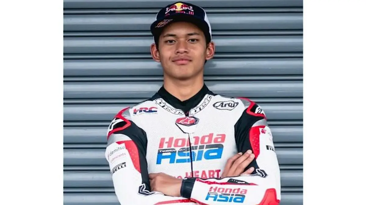 Feda Ega Pratama resmi membela Honda Team Asia di Moto3 2026. Indonesia punya dua wakil di Grand Prix dunia.(pinterest)