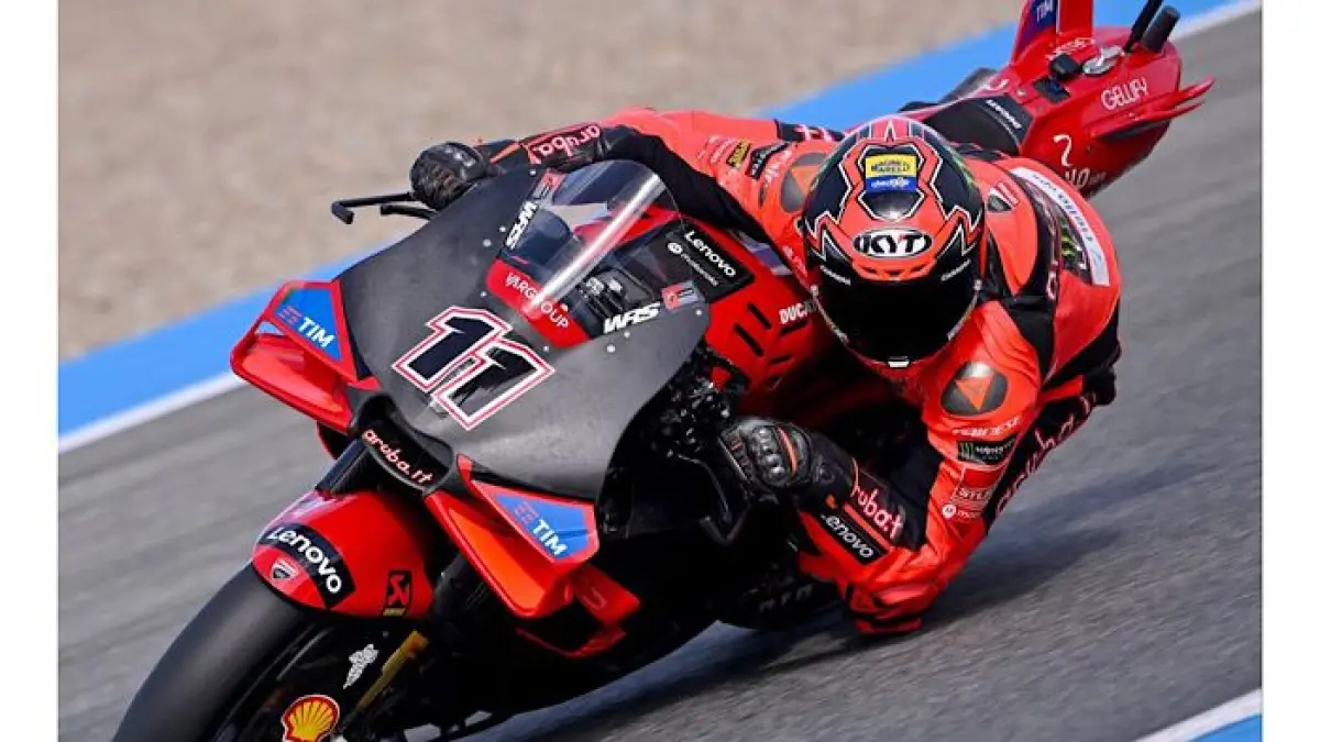 Marc Marquez akui tak kejar gelar MotoGP 2026. Fokus utamanya kini adalah pemulihan cedera dan kembali kompetitif di Mugello.(pinterest)